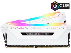 Corsair Vengeance RGB Pro 32GB (2x16GB) DDR4 3200 (PC4-25600) C16 Desktop Memory – White