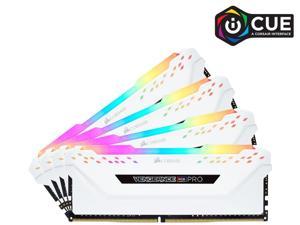 Corsair Vengeance RGB Pro 32GB (4x8GB) DDR4 3600MHz C18 LED Desktop Memory - White