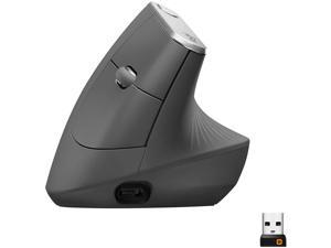 Logitech  MX Vertical Advanced Wireless Optical Mouse with Ergonomic design  Graphite