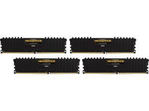 CORSAIR CMK64GX4M4A2666C16 Vengeance LPX 64GB (4 x 16GB) 288-Pin DDR4 SDRAM DDR4 2666 (PC4 21300) Desktop Memory Black