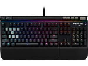 HyperX Alloy Elite RGB - Mechanical Gaming Keyboard - Software-Controlled Light & Macro Customization - Wrist Rest - Media Controls - Clicky - Cherry MX Blue - RGB LED Backlit (HX-KB2BL2-US/R1)