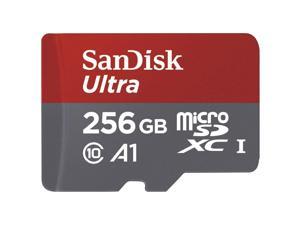 Sandisk 256gb Ultra Microsdxc Uhs I Card Sd Card Adapter Sdsquni 256g An6ma Newegg Com