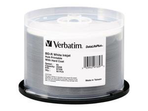 Verbatim 25GB 6X BD-R Inkjet Printable 50 Packs Spindle Disc Model 97339