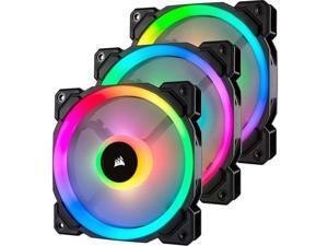 Corsair LL Series LL120 RGB 120mm Dual Light Loop RGB LED PWM Fan 3 Fan Pack with Lighting Node Pro (CO-9050072-WW) Corsair LL Series LL120 RGB 120mm Dual Light Loop RGB LED PWM Fan 3 Fan Pack with Lighting Node Pro (CO-9050072-WW)