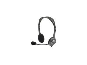 Logitech Stereo Headset H111 - Stereo - Mini-phone - Wired - 32 Ohm - 20 Hz - 20 KHz - Over-the-head - Binaural - Supra-aural - 5.91 Feet Cable Logitech Stereo Headset H111 - Stereo - Mini-phone - Wired - 32 Ohm - 20 Hz - 20 KHz - Over-the-head - Binaural - Supra-aural - 5.91 Feet Cable