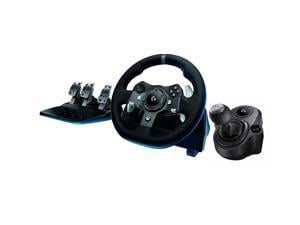 Logitech G920 Dual-motor Feedback Driving Force Racing Wheel + Responsive Pedals for Xbox One + Logitech G Driving Force Shifter Compatible with G29 and G920 for Playstation 4, Xbox One and PC