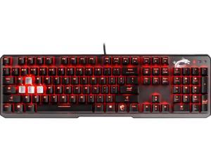 MSI Vigor GK60 Gaming Keyboard with Cherry MX Red Switch and Red Backlight MSI Vigor GK60 Gaming Keyboard with Cherry MX Red Switch and Red Backlight