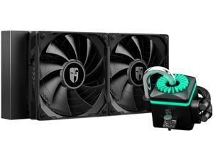 DEEPCOOL Gamer Storm CAPTAIN 240X RGB AIO Liquid CPU Cooler, 240mm Radiator, Anti-Leak Technology Inside, 12V RGB 4-Pin Motherboard Control, TR4/AM4 Compatible DEEPCOOL Gamer Storm CAPTAIN 240X RGB AIO Liquid CPU Cooler, 240mm Radiator, Anti-Leak Technology Inside, 12V RGB 4-Pin Motherboard Control, TR4/AM4 Compatible