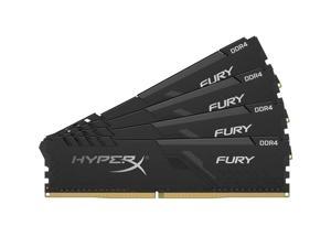 HyperX Fury 64GB 2666MHz DDR4 CL16 DIMM (Kit of 4)  Black XMP Desktop Memory HX426C16FB3K4/64