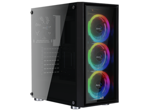 AeroCool Quartz-REVO RGB ready Tempered Glass Mid Tower case AeroCool Quartz-REVO RGB ready Tempered Glass Mid Tower case