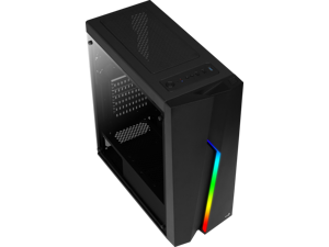 AeroCool Bolt-G Tempered Glass Mid Tower with Front RGB AeroCool Bolt-G Tempered Glass Mid Tower with Front RGB