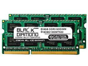 16GB 2X8GB Memory RAM for Dell Inspiron 14R 204pin 1333MHz PC3-10600 DDR3 SO-DIMM Black Diamond Memory Module Upgrade