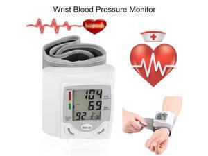 Automatic Digital LCD Display Wrist Blood Pressure Monitor Heart Beat Rate Pulse Meter Measure White Convenient Carry Automatic Digital LCD Display Wrist Blood Pressure Monitor Heart Beat Rate Pulse Meter Measure White Convenient Carry