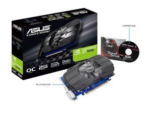 ASUS GeForce GT 1030 2GB Phoenix Fan OC Edition HDMI DVI Graphics Card (PH-GT1030-O2G) ASUS GeForce GT 1030 2GB Phoenix Fan OC Edition HDMI DVI Graphics Card (PH-GT1030-O2G)