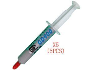 5 X High Performance 7g Grey GD900 Thermal Grease Paste Compound Silicone for Computer Desktop CPU Heat Sink (5PCS) 5 X High Performance 7g Grey GD900 Thermal Grease Paste Compound Silicone for Computer Desktop CPU Heat Sink (5PCS)