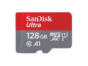 SanDisk 128GB Ultra A1 microSDXC UHS-I/Class 10 Memory Card, Speed Up to 100MB/s (SDSQUAR-128G)