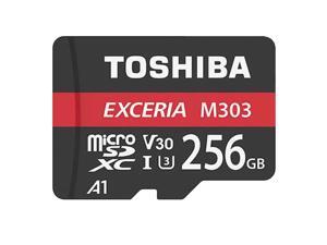 Toshiba 256GB 256G EXCERIA M303 microSDXC UHS-I U3 Card 4K Class10 V30 A1 microSD micro SD Card Memory 98MB/s Write 65MB/s ( THN-M303R2560E2 ) Toshiba 256GB 256G EXCERIA M303 microSDXC UHS-I U3 Card 4K Class10 V30 A1 microSD micro SD Card Memory 98MB/s Write 65MB/s ( THN-M303R2560E2 )