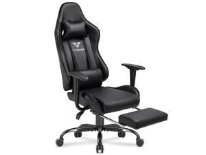 Vitesse Gaming Chair with Footrest Racing Style Computer Office Chair Adjustable Swivel Ergonomic PC Desk Bucket Seat Chair with Lumbar Support and Headrest Vitesse Gaming Chair with Footrest Racing Style Computer Office Chair Adjustable Swivel Ergonomic PC Desk Bucket Seat Chair with Lumbar Support and Headrest