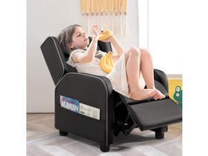 Vitesse Kids Gaming Recliner Youth PU Leather Armchair Ergonomic Racing Game Sofa for Children Boys Girls with Footrest and Padded Backrest Lightweight Sofa Chair Vitesse Kids Gaming Recliner Youth PU Leather Armchair Ergonomic Racing Game Sofa for Children Boys Girls with Footrest and Padded Backrest Lightweight Sofa Chair