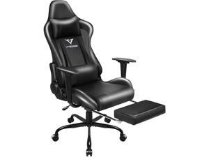 vitesse gaming chair with footrest