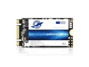 Dogfish M.2 2242 SSD 1TB 3D NAND QLC SATA III 6 Gb/s Internal Solid State Drive Compatible with Desktop PC Laptop (M.2 2242 1TB)