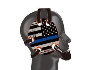 Details about   Wrestling Headgear American Flag Thin Blue Line with Digital Printing Art 