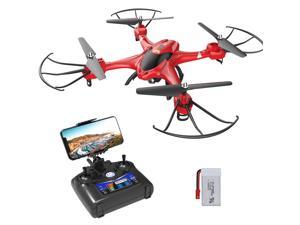 Holy Stone HS200 Drone with HD FPV Camera 720P for Adults Kids, Beginner Quadcoper with Auto Hover, Voice Control, Headless Mode, Gravity Control, Easy Toddler Toys for Xmas Birthday Holiday, Upgraded