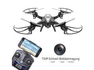 Holy Stone HS200 Drone with HD FPV Camera 720P for Adults Kids, Beginner Quadcoper with Auto Hover, Voice Control, Headless Mode, Gravity Control, Easy Toddler Toys for Xmas Birthday Holiday, Upgraded