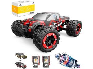 DEERC Brushless RC Cars 300E 60KMH High Speed Remote Control Car 4WD 118 Scale Monster Truck for Kids Adults All Terrain Off Road Truck with Extra Shell 2 Battery40 Min Play Car Gifts for Boys