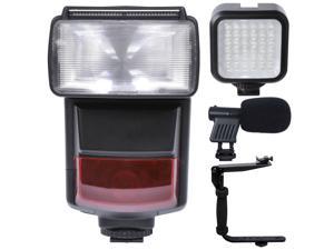 e-TTL Speedlite Flash with Ultimate Accessory Bundle For Canon T6i , T7 and T7i
