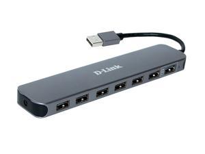 D-Link DUB-H7 External 7 ports USB 2.0 HUB Switch iPod/iPad/iPhone Fast Charging  EU Plug 110V-220V
