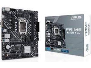 ASUS PRIME H610M-K D4 Motherboard CPU SOCKET LGA1700 Intel DDR4 1Gb Ethernet