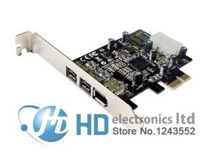 PCIE Combo 2x 1394b + 1x 1394a Firewire Ports PCI-Express Controller Card 1394 card TI Chipset 6pin cable win10 PCIE Combo 2x 1394b + 1x 1394a Firewire Ports PCI-Express Controller Card 1394 card TI Chipset 6pin cable win10