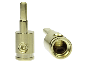 Pair (2) of Car Audio 4 Gauge to 8 Gauge Amp Input Good Reducers FREE SHIP