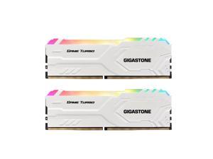 NeweggBusiness - GIGASTONE DDR4 RAM White RGB Game Turbo Desktop