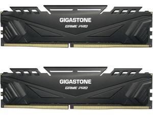 DDR5 RAM GIGASTONE Black Gaming RAM 64GB (2x32GB) DDR5 RAM 64GB DDR5 6000MHz PC5-48000 CL40 1.35V 288 Pin Unbuffered Non ECC Dual Channel DIMM for Intel/AMD Ryzen PC Desktop Memory (Desktop Only)