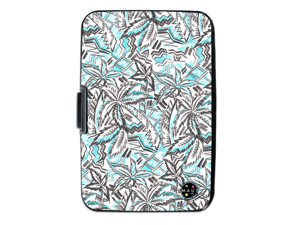 Maui and Sons RFID Wallet, Secured Aluminum Credit Card Holder - Prevent Electronic RFID Scan Theft (Palm Trees) Maui and Sons RFID Wallet, Secured Aluminum Credit Card Holder - Prevent Electronic RFID Scan Theft (Palm Trees)