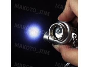 LED Electric Spinning Turbo Turbine Key Chain Keychain Ring with Sound - Silver LED Electric Spinning Turbo Turbine Key Chain Keychain Ring with Sound - Silver