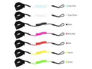 4 Feet Ankle Leash Surfing Elastic Coiled Stand UP Paddle Board Leg Rope Surfboard Ankle Leash 4 Feet Ankle Leash Surfing Elastic Coiled Stand UP Paddle Board Leg Rope Surfboard Ankle Leash
