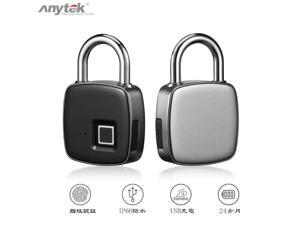 Smart Fingerprint Lock Keyless Electronic Padlock IP66 Waterproof USB Rechargeable Door Luggage Bag Case Bike Lock Smart Fingerprint Lock Keyless Electronic Padlock IP66 Waterproof USB Rechargeable Door Luggage Bag Case Bike Lock