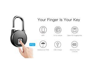Fingerprint Lock Smart Lock Home Luggage Warehouse Door Waterproof Super Long Standby Electronic Padlock Fingerprint Lock Smart Lock Home Luggage Warehouse Door Waterproof Super Long Standby Electronic Padlock