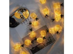 String Lights Iron Golden Pineapple 20 Lights LED IP44 Waterproof Indoor/Outdoor Decorative Atmosphere Light String Lights Iron Golden Pineapple 20 Lights LED IP44 Waterproof Indoor/Outdoor Decorative Atmosphere Light
