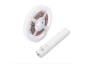 Induction Light Strip LED Human Body Sensor Warm White Applies to Lockers/Aisles/Cupboards/Wardrobes/Hallways/Toilets/Bathrooms/Kitchens/Doorways/Accessories/Bedroom headboards etc