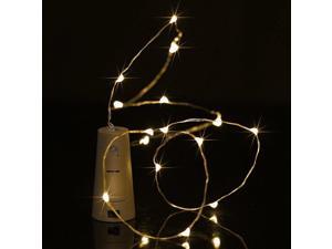 String Light 15LED Wine Stopper Brass Lights Decorative Bottle Light String Warm White