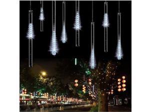 LED Bulbs Light String Tube LED Meteor Shower White Lights for Holiday Valentine Wedding Party Decoration US Plug