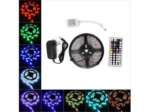 RGB Strip Light 5M Waterproof LED Flexible Strip 2835 RGB 300LEDS with 44KEY Ir Remote Controller And 12V 3A Power Supply US PLUG RGB Strip Light 5M Waterproof LED Flexible Strip 2835 RGB 300LEDS with 44KEY Ir Remote Controller And 12V 3A Power Supply US PLUG
