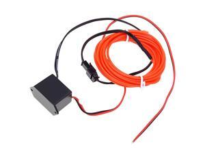 3M Neon EL Wire Glowing Red String Light Rope Tube Decoration Lamp 3M Neon EL Wire Glowing Red String Light Rope Tube Decoration Lamp