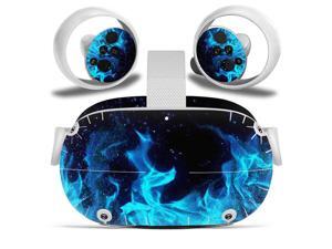 Amify Vinyl Skin Sticker for Oculus Quest 2 VR Headset Controller PVC Decals Cute Cartoon Wrap Cover for Oculus Quest 2 Accessories Amify Vinyl Skin Sticker for Oculus Quest 2 VR Headset Controller PVC Decals Cute Cartoon Wrap Cover for Oculus Quest 2 Accessories