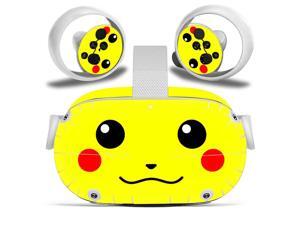 Amify Vinyl Skin Sticker for Oculus Quest 2 VR Headset Controller PVC Decals Cute Cartoon Wrap Cover for Oculus Quest 2 Accessories Amify Vinyl Skin Sticker for Oculus Quest 2 VR Headset Controller PVC Decals Cute Cartoon Wrap Cover for Oculus Quest 2 Accessories