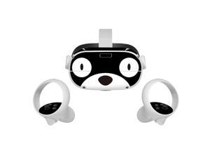 Misskit Vinyl Skin Sticker for Oculus Quest 2 VR Headset Controller PVC Decals Cute Cartoon Wrap Cover for Oculus Quest 2 Accessories